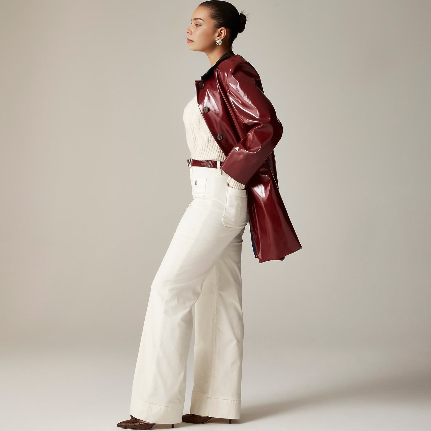 Tummy Control Sailor Wide Leg Jeans