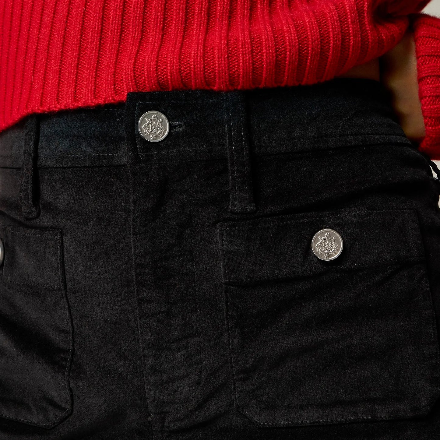 Tummy Control Sailor Wide Leg Jeans