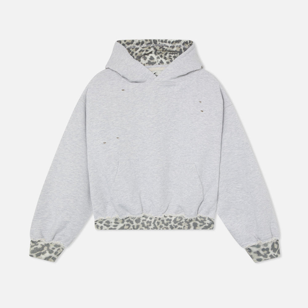 Northvine® Grey Leopard Hoodie