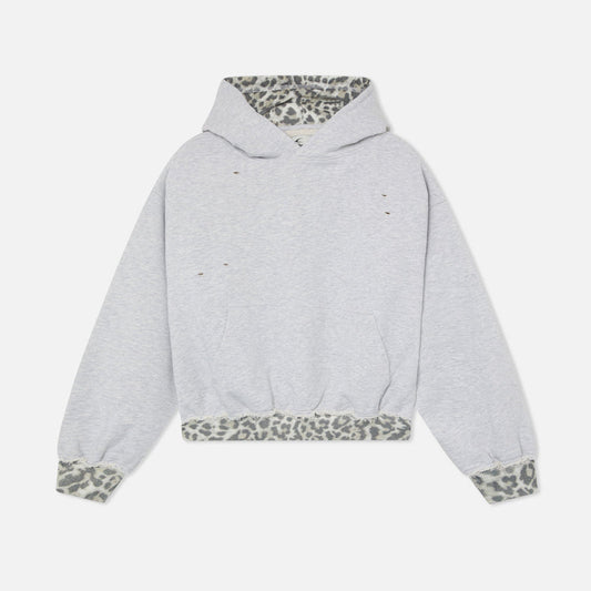Northvine® Grey Leopard Hoodie